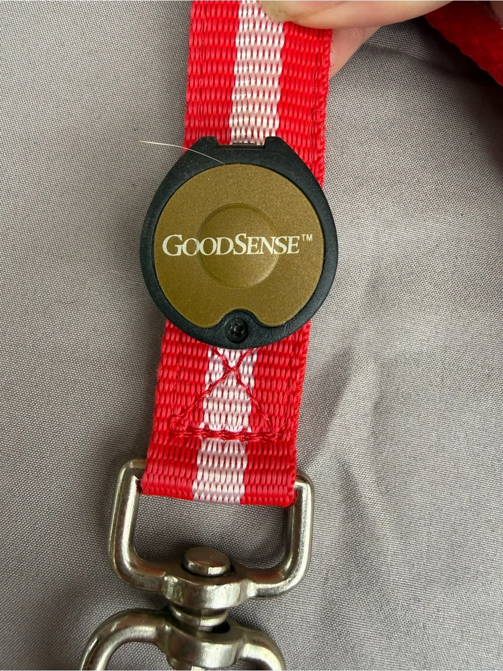 GoodSense Reflective Red Dog Leash Padded Handle Traffic Training Lead